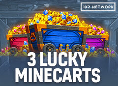 3 Lucky Minecarts Hold and Win